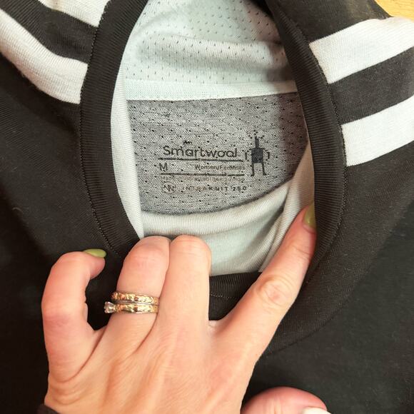 SmartWool Intraknit Merino Tech Cowl Neck Pullover Hoodie Sweatshirt Medium - Picture 3 of 7